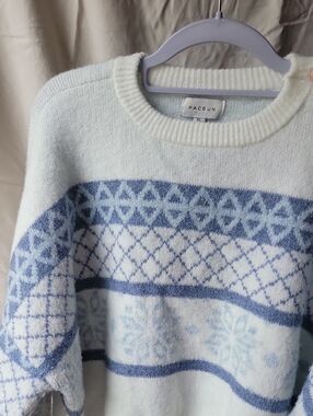 PacSun Wool Blend Fair Isle Crew Sweater